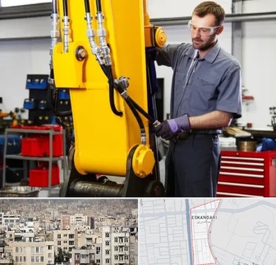 لوازم یدکی بیل مکانیکی در اسکندری 