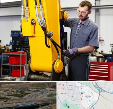 لوازم یدکی بیل مکانیکی در یاغچیان تبریز 