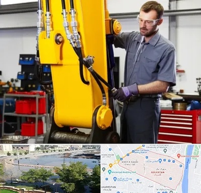 لوازم یدکی بیل مکانیکی در گلستان اهواز 