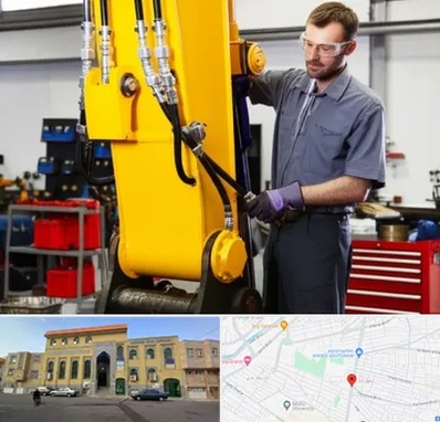 لوازم یدکی بیل مکانیکی در زنبیل آباد قم 