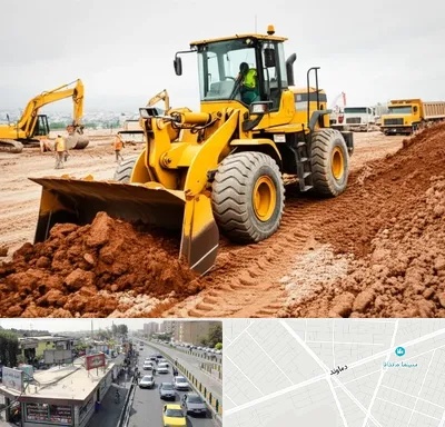 لوازم یدکی لودر در خیابان دماوند