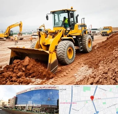 لوازم یدکی لودر در نصف راه تبریز 