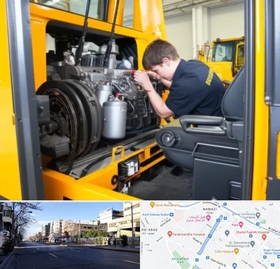 لوازم یدکی بلدوزر در خیابان ملاصدرا شیراز 