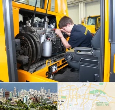 لوازم یدکی بلدوزر در شرق تهران 