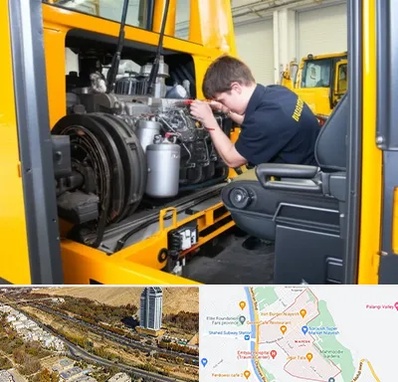 لوازم یدکی بلدوزر در خیابان نیایش شیراز 