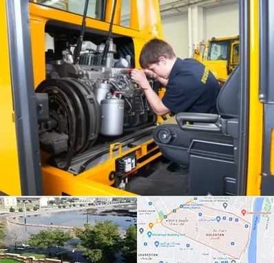 لوازم یدکی بلدوزر در گلستان اهواز 