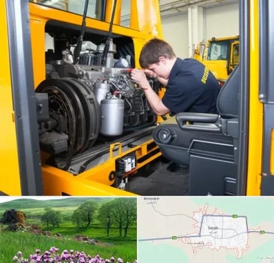 لوازم یدکی بلدوزر در سراب