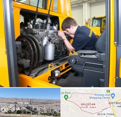 لوازم یدکی بلدوزر در شهرک گلستان شیراز 