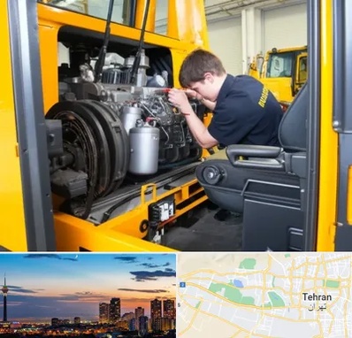 لوازم یدکی بلدوزر در غرب تهران 