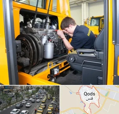 لوازم یدکی بلدوزر در شهر قدس