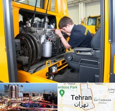 لوازم یدکی بلدوزر در صادقیه 