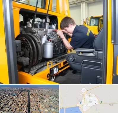 لوازم یدکی بلدوزر در بندر ماهشهر