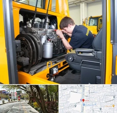 لوازم یدکی بلدوزر در خیابان توحید اصفهان 