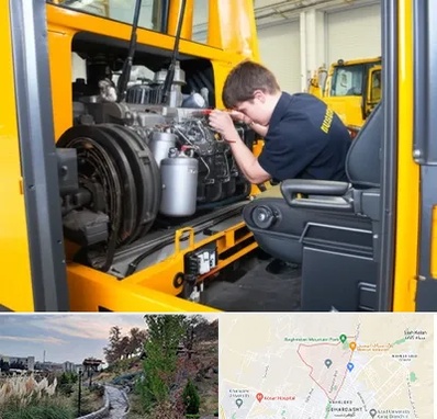 لوازم یدکی بلدوزر در باغستان کرج 