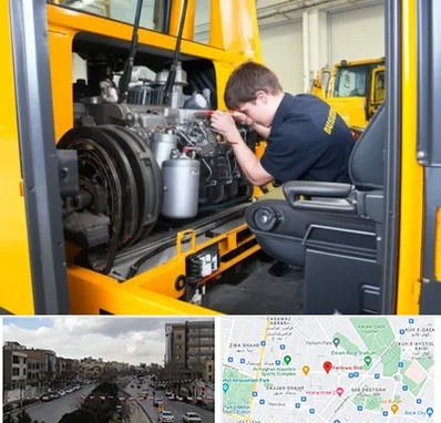 لوازم یدکی بلدوزر در بلوار فردوسی مشهد 