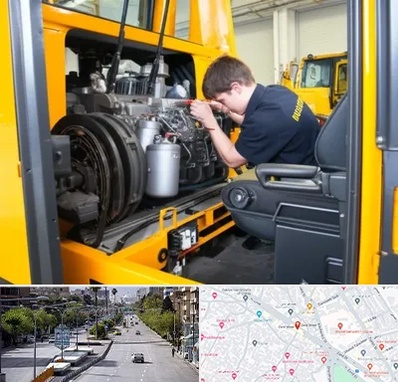 لوازم یدکی بلدوزر در خیابان زند شیراز 