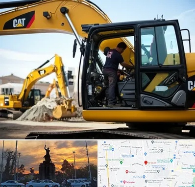 لوازم یدکی کاترپیلار در میدان حر