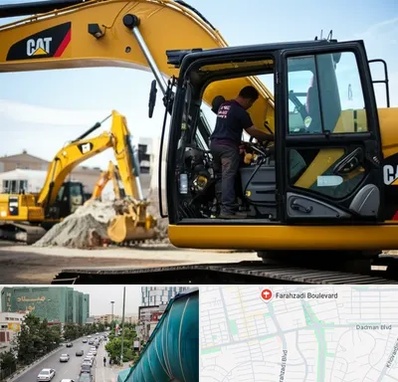 لوازم یدکی کاترپیلار در بلوار فرحزادی 