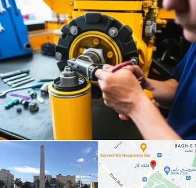 لوازم یدکی کوماتسو در فلکه گاز شیراز 