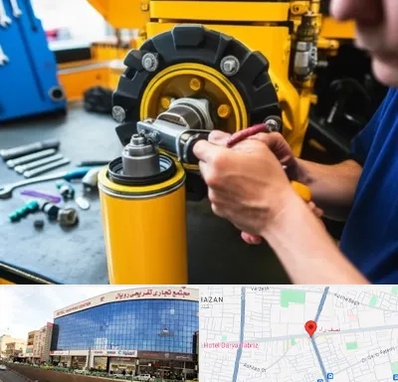 لوازم یدکی کوماتسو در نصف راه تبریز 