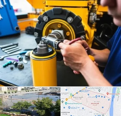 لوازم یدکی کوماتسو در گلستان اهواز 