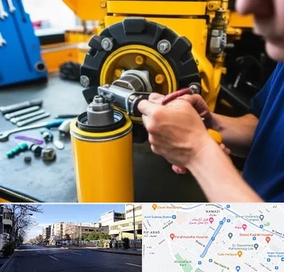 لوازم یدکی کوماتسو در خیابان ملاصدرا شیراز 