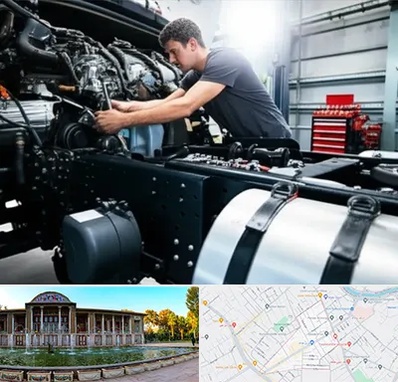 لوازم یدکی تریلی در عفیف آباد شیراز 