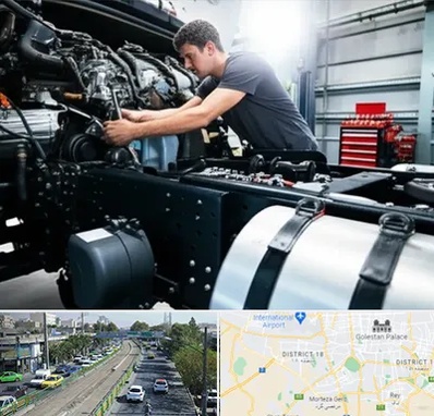 لوازم یدکی تریلی در جنوب تهران 