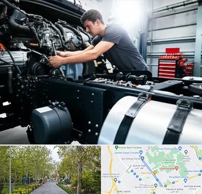 لوازم یدکی تریلی در قدوسی غربی شیراز 