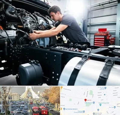 لوازم یدکی تریلی در خیابان آزادی 