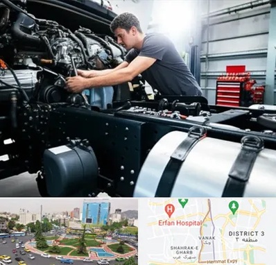لوازم یدکی تریلی در ونک 