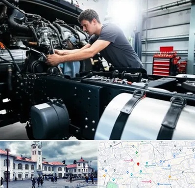 لوازم یدکی تریلی در میدان شهرداری رشت 