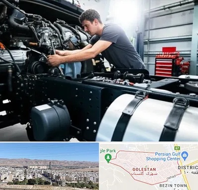 لوازم یدکی تریلی در شهرک گلستان شیراز 