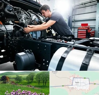 لوازم یدکی تریلی در سراب