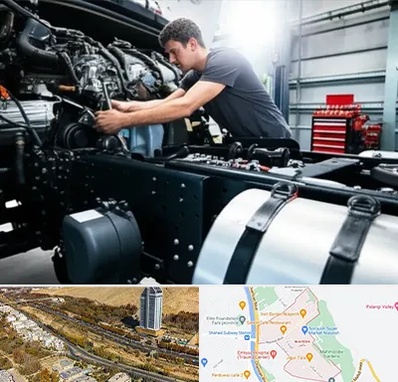 لوازم یدکی تریلی در خیابان نیایش شیراز 