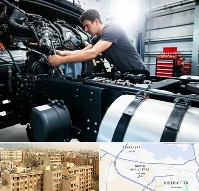 لوازم یدکی تریلی در جنوب غرب تهران