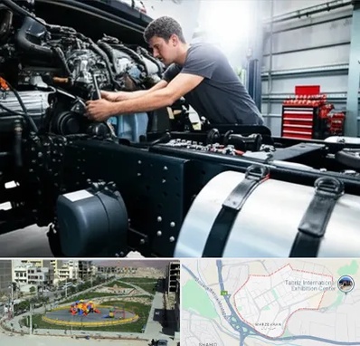 لوازم یدکی تریلی در مرزداران تبریز 