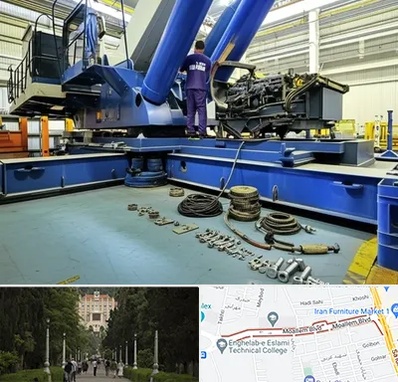 لوازم یدکی جرثقیل در بلوار معلم رشت 