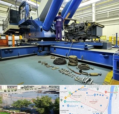 لوازم یدکی جرثقیل در گلستان اهواز 