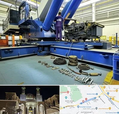 لوازم یدکی جرثقیل در زرگری شیراز 