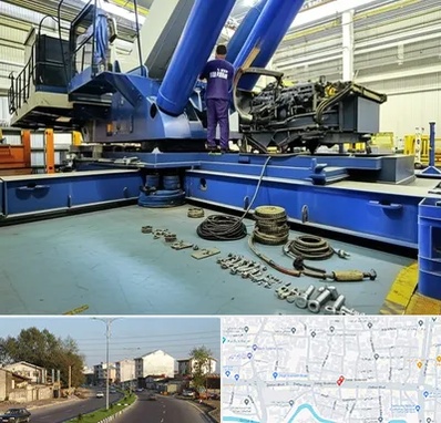 لوازم یدکی جرثقیل در ضیابری رشت 