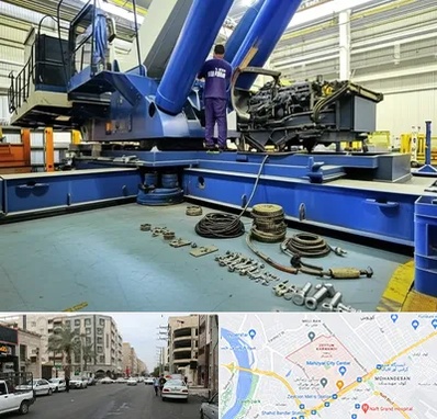 لوازم یدکی جرثقیل در زیتون کارمندی اهواز 