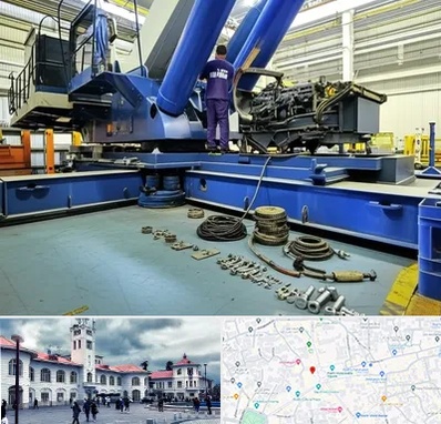 لوازم یدکی جرثقیل در میدان شهرداری رشت 