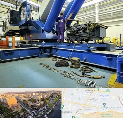 لوازم یدکی جرثقیل در تهرانپارس 