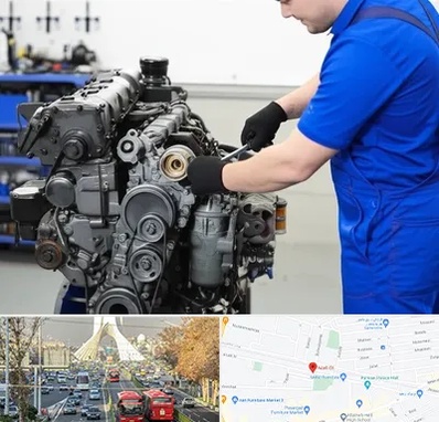 لوازم یدکی پرکینز در خیابان آزادی 