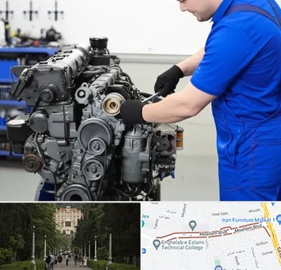 لوازم یدکی پرکینز در بلوار معلم رشت 