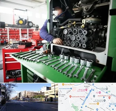 لوازم یدکی تراکتور در خیابان ملاصدرا شیراز 