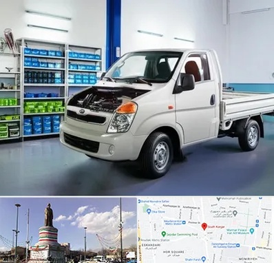 لوازم یدکی خاور در کارگر جنوبی 