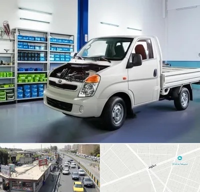 لوازم یدکی خاور در خیابان دماوند