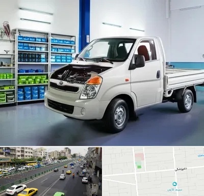 لوازم یدکی خاور در خیابان دامپزشکی